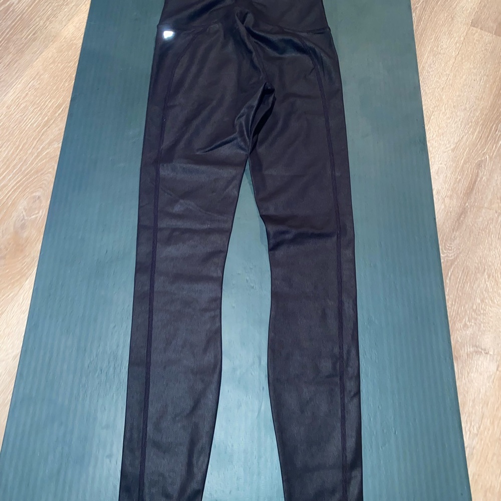Fabletics “faux leather” legging XS tall, unworn, tags attached, high waist